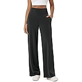 ODODOS Women's Modal Soft Adjustable Wide Leg Pants – High Waist Relaxed Fit Casual Pants with Pockets, 29" Inseam