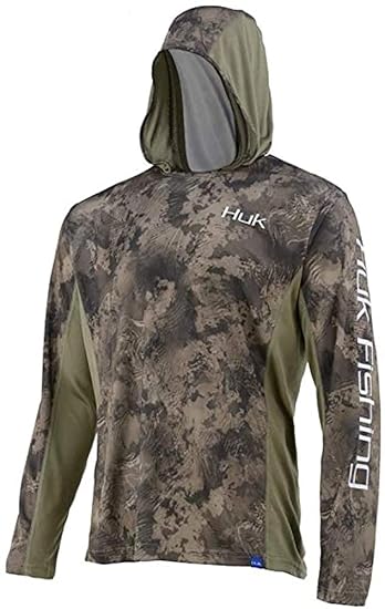 huk icon camo hoodie