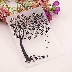 Beautiful Floral Flowers Tree Background Plastic
