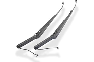 RigidWire 1 Pair Front Windshield Wiper Arm Kit Fits Compatible with 2002-2007 Chevrolet Silverado Avalanche Suburban Tahoe GMC Sierra Yukon Cadillac Escalade Replaces OE 42694 42547 15829647 15829648