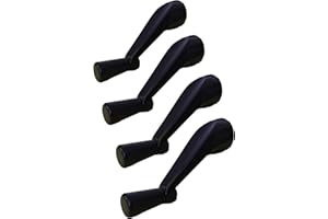 COMYZNOAH Window Crank Handle Replacement,(Black Color) Fit to [3/8" Spline Socket Crank Handle]. Spline Socket, Smooth 360-Degree Operation.Casement,Compatible Andersen Casement Operators (Pack of 4)