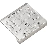 Rockler Lid-Stay Torsion Hinge JIG IT&reg; - Door Hinge Jig Kit for Accurate Lid Hinge Installation, No Measuring Required - Flush &amp; Overlay Applications, Woodworking Template Tool