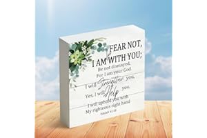 Uplifting Scripture Sign Pvc Desktop Decorative Signs & Plaques – Encouraging Message with Botanical Accents – Heartwarming D