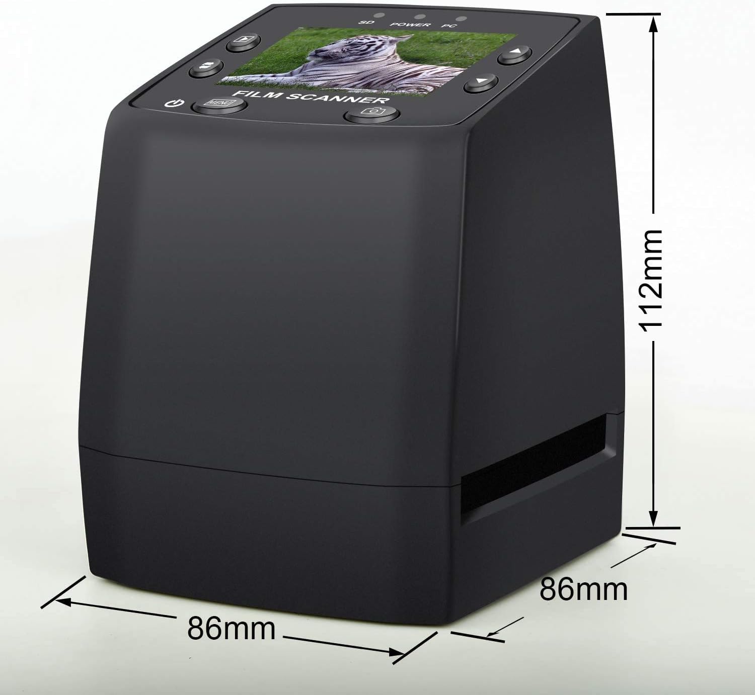 DIGITNOW! 135 Film Negative Scanner High Resolution Slide Viewer,Convert 35mm Film &Slide to Digital JPEG Save into SD Card, with Slide Mounts Feeder No Computer/Software Required: Electronics