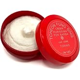 TFS Ciotola Rossa Shaving Soap, Classic Almond Scent 125ml, Made In Italy | Irresistable almond scent and rich protective lather make this soap a favorite of barbers in Italy