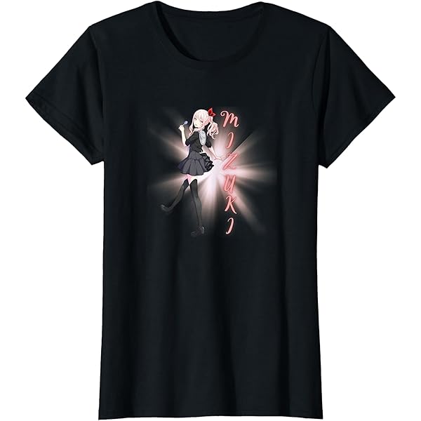 Amazon.com: P9 Apparel Women's Anime Cartoon T-Shirt, Black