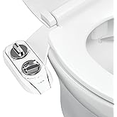 LUXE Bidet NEO 185 Plus - Patented Bidet Attachment for Toilet Seat, Innovative Hinges to Clean, Slide-in Easy Install, Advan