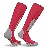 Eurosocks Silver Supreme Ski Socks, Pink, Medium