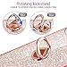 iPhone 8 Case,iPhone 7 Case,VEGO iPhone 7 Glitter Sparkle Bling Case with Kickstand for Girls Women,Rhinestone Bumper Protective Case with Ring Stand for Apple iPhone 6S/iPhone7/iPhone8 (Rosegold)
