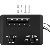Kun-shop RV Heat/Cool Thermostat For 7330 Series (335, 385, 336), 1-Year Warranty, 3106995.032