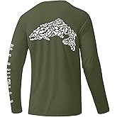 Palmyth Fishing Shirts for Men Sun Protection Long Sleeve T Shirt UPF 50+ Quick Dry Tee