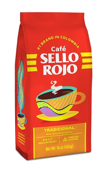 SELLO ROJO TRADICIONAL MEDIUM ROAST GROUND COFFEE, 16 OZ
