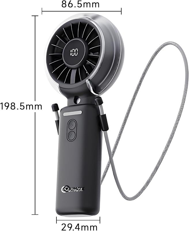 Ventilateur Brumisateur Portable, B1297, Noir