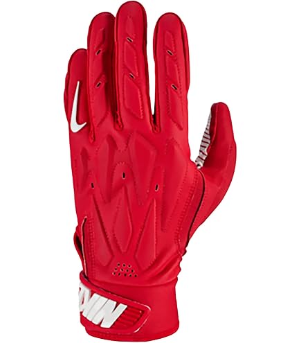 Amazon.com : Nike Superbad 6.0 Football Gloves Red | White Medium