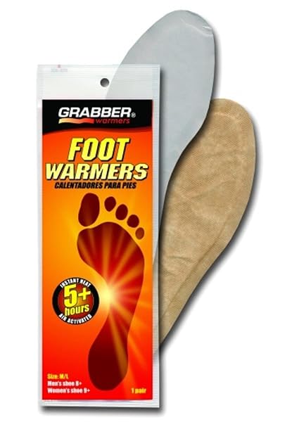 GRABBER FOOT WARMER INSOLE, MEDIUM/LARGE