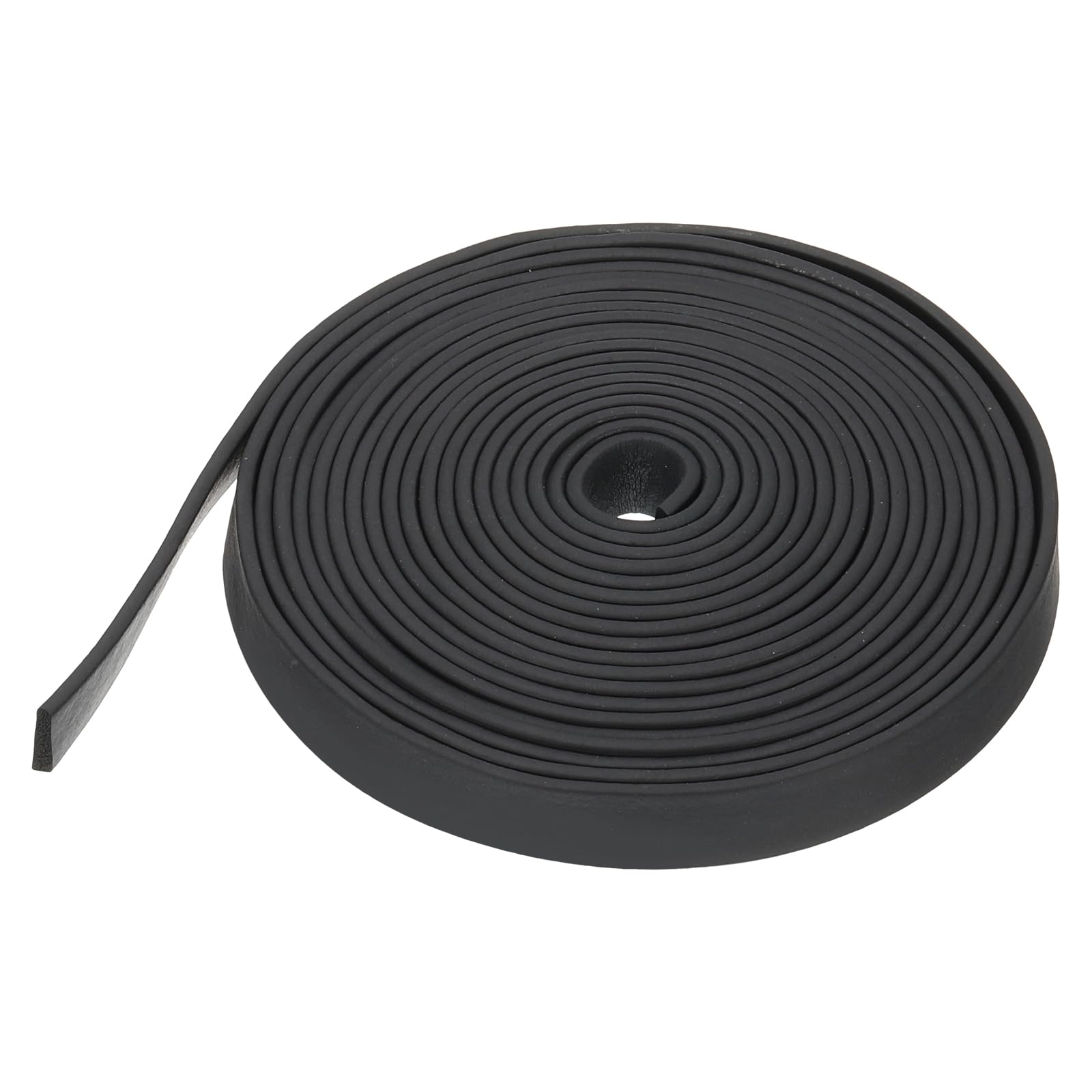 PATIKIL 16.4Ft Foam Rubber Strips, 15x3mm EPDM Rubber Soundproof Foam Seal Strip Sealing Foam Tape for DIY Gasket Sealing Door Window Insulation, Black