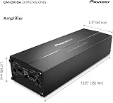 Pioneer GM-DX104 4 Channel Inline Car Amplifier 4 x 100W Class-D High Resolution view 6