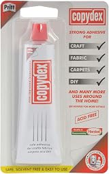 Copydex Adhesive Tube 57ml Carpets Clothing Upholstery Bond Brand view 2