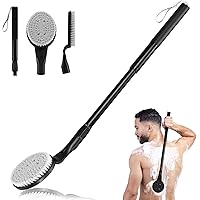 Back Scrubber for Shower,25.7"Shower Brush Long Handle for Deep Clean,Back Brush for Shower for Men Women