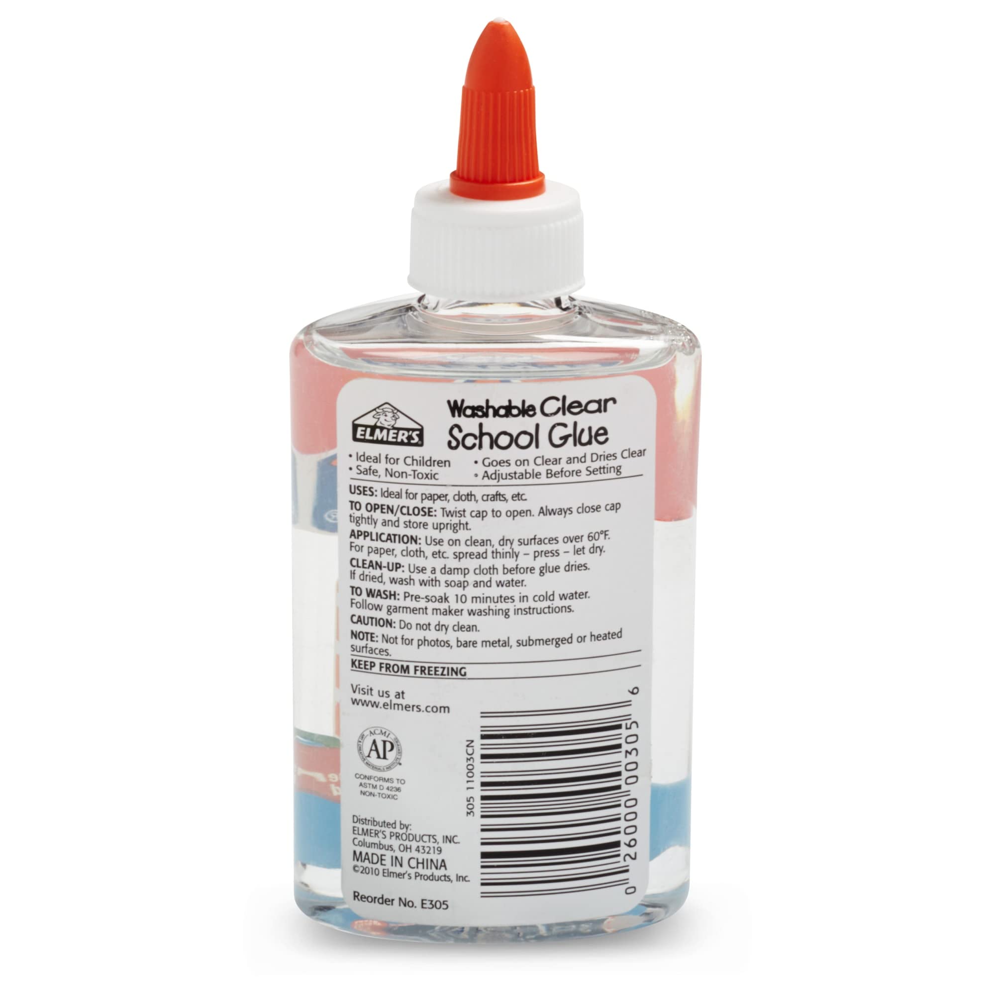 Elmer's washable clear glue 4 count