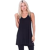 Popana Tunic Tank Tops For women – Flowy Long Tank Tops for Women Plus Size, Dressy For Women