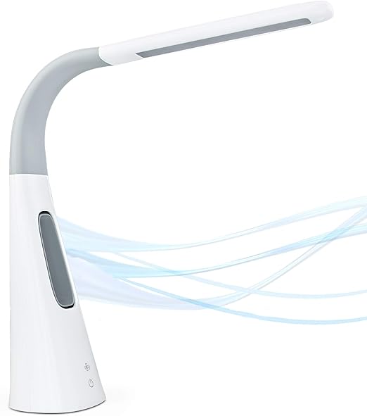 ultrabrite desk lamp with fan