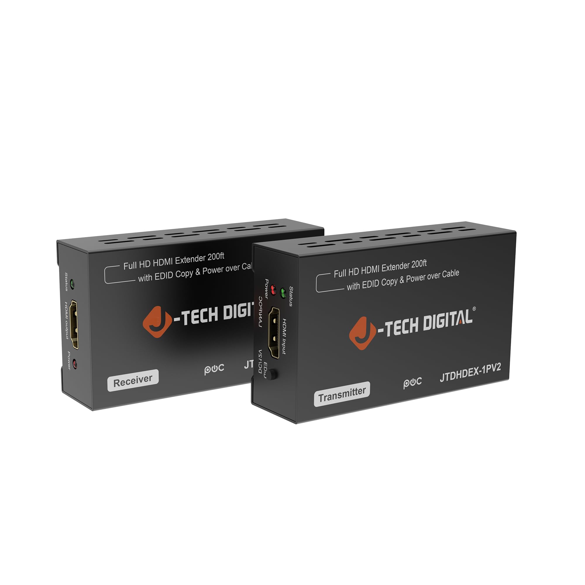 J-Tech Digital HDMI Extender 1080P 60Hz Over Single