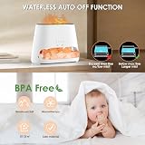 SALKING 2-in-1 Ultrasonic Diffuser Himalayan Salt Lamp 150ml White view 6
