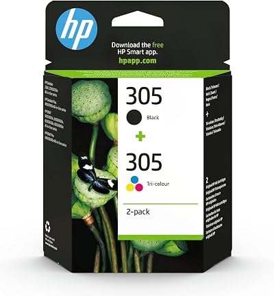 HP 305 Black & Tri-Color Original Ink Cartridges X4D37AE DeskJet ENVY OfficeJet