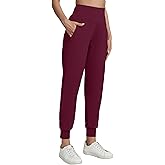 bepopotan Women's Yoga Joggers with Zipper Pockets - Lightweight High Waist Pants for Gym, Running, Workout, Casual