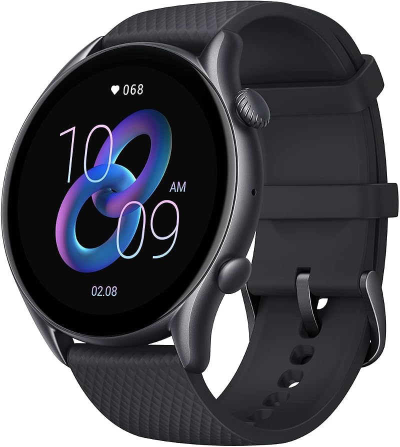 Amazfit GTR 3 Pro Smartwatch 1.45” AMOLED GPS 150+ Sports Alexa Built-in Black