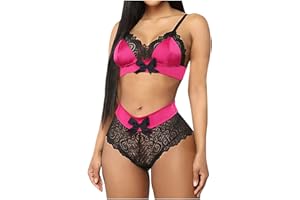 GENERIC Lingeries for Women Sexy Bra and Panty Sets Lace Lingerie Set Classy Underwear Lace Sleepwear Naughty Teddy Bodysuit