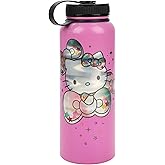 Bioworld Hello Kitty CD Collection 40 Oz Pink Stainless Steel Water Bottle
