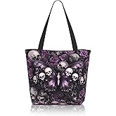 Luixdie Tote Bag for Women Reusable Shopping Tote Bag Zippered Inspirational Scripture Shoulder Bags