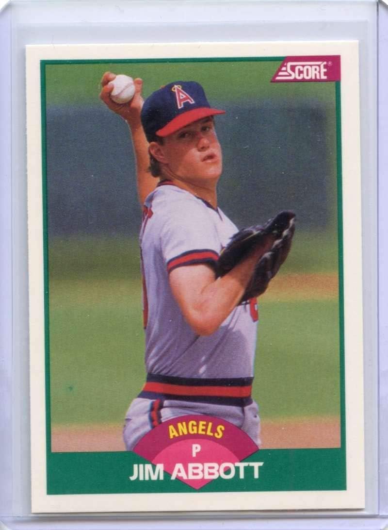 Amazon Jim Abbott Rookie Card 1989 Score 88T California Angels 