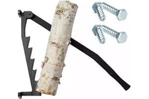 MSUIINT Firewood Kindling Splitter Wall Mount, Kindling Cracker Firewood Kindling Splitter, Heavy Duty Wood Kindling Maker, O