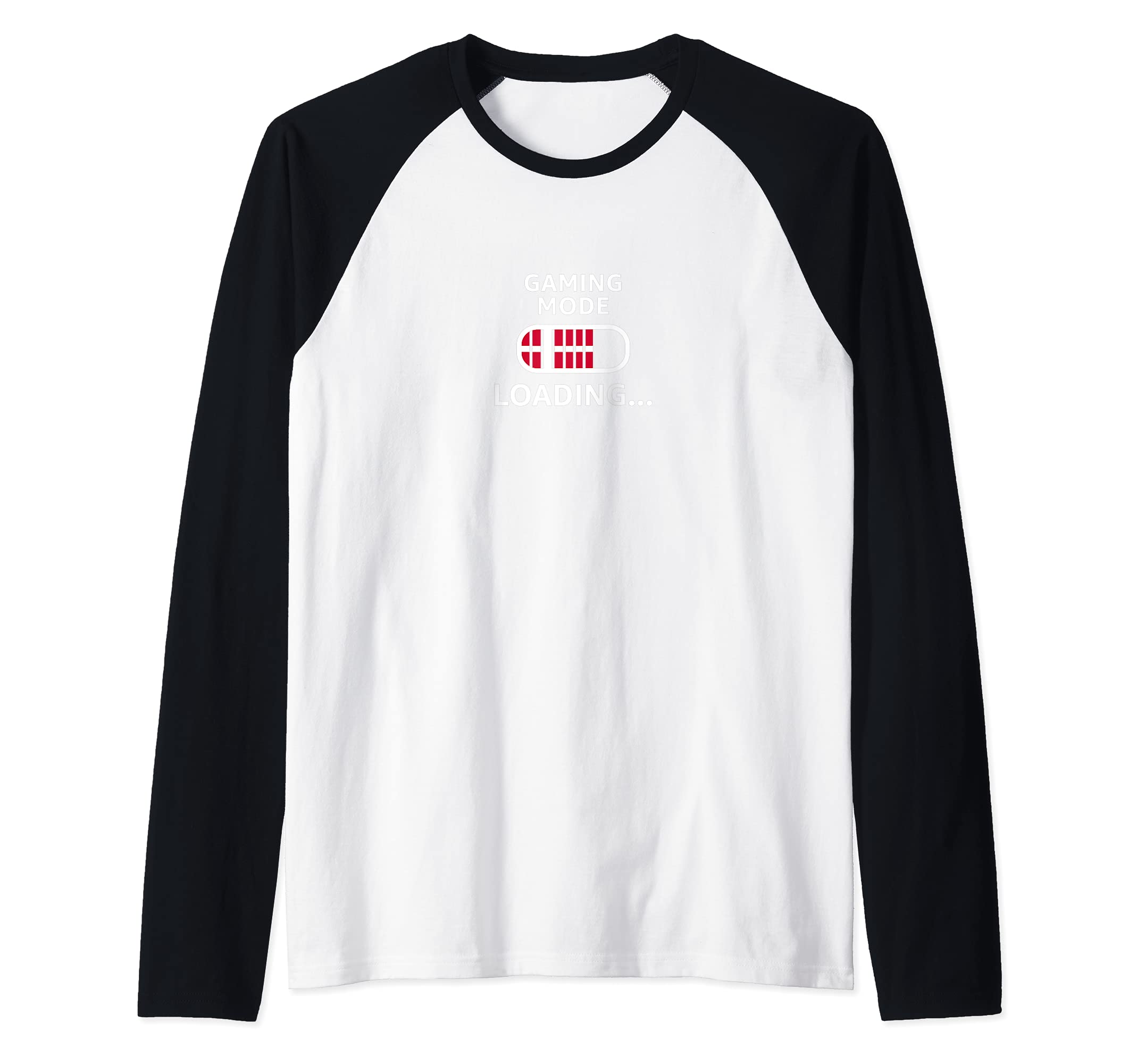 Flag Denmark Raglan Baseball Tee