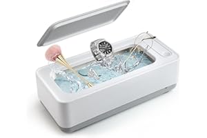 Ultrasonic Cleaner,Ultrasonic Jewelry Cleaner,Ultrasound Clean Machine Professional Sonic Portable Household Cleaner for Clea