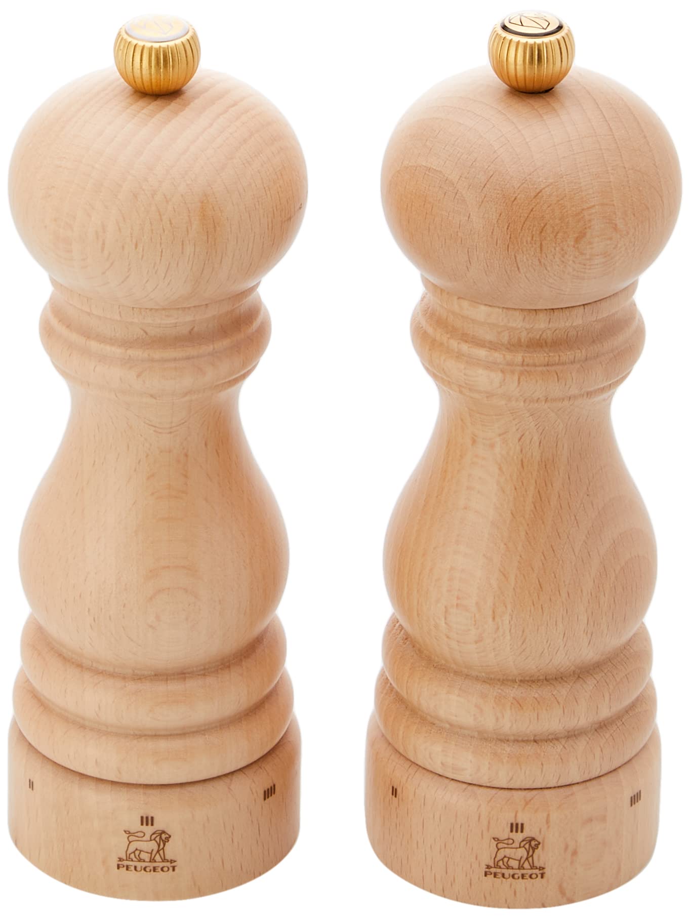 Photo 1 of Peugeot - Paris u’Select Salt and Pepper Mill Set - Adjustable Grinders - Beechwood, Natural, 7in, (2/23386)