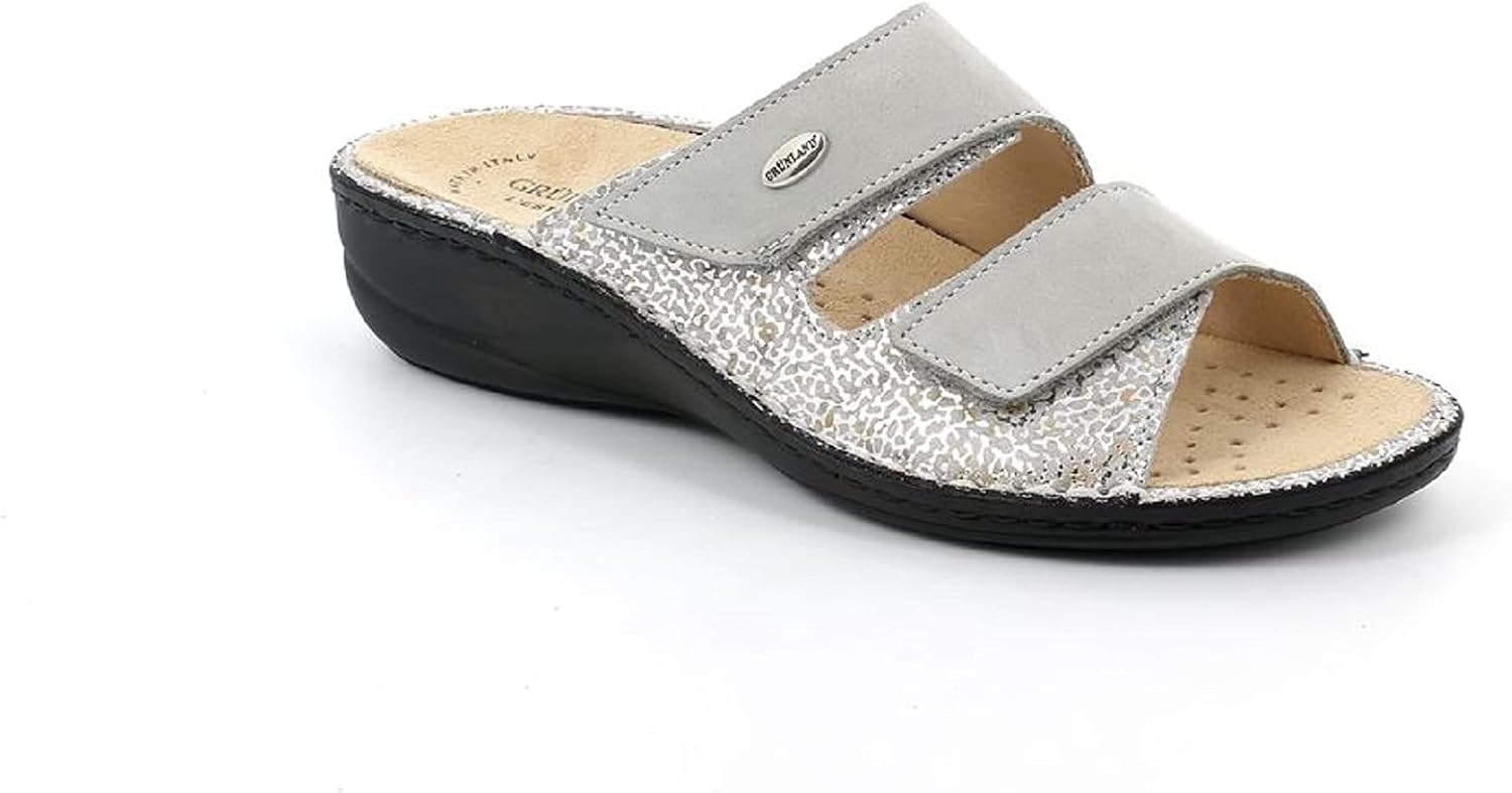 Ciabatta Donna ESTA GRUNLAND 0700 – Plantare Estraibile, Tomaia In Sintetico, Chiusura A Strappo, Comoda E Pratica