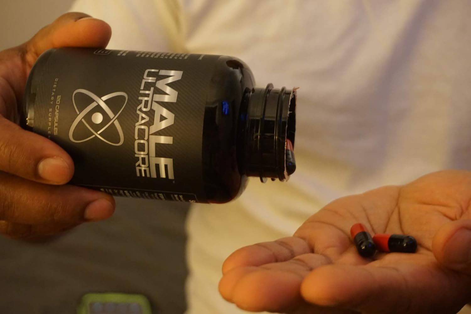 Male UltraCore Supplements (1 Month Supply) – High Potency - Ultimate Endurance, Drive & Strength Booster – 120 caps per Bottle: Health & Personal Care