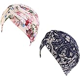 beauty YFJH Women's Cotton Turban Head Wrap Cancer Chemo Beanies Cap Headwear Cap Bonnet Hair Loss Hat