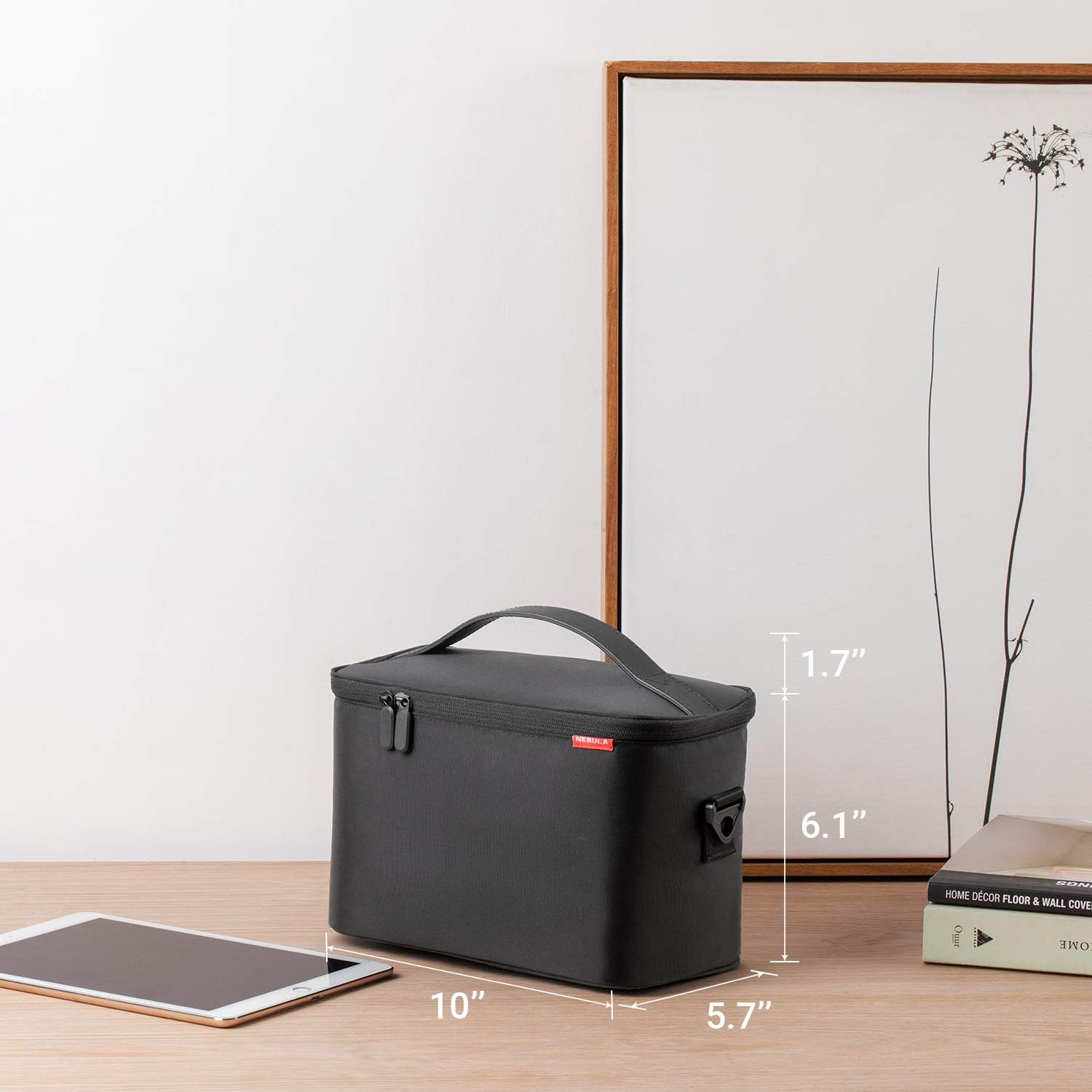 Anker Nebula Mars Official Carry Case, Customized for Mars, Mars Lite, and Mars II, with Durable 420D Nylon Fabric, Dust-Proof Exterior, and Shoulder Strap: Electronics