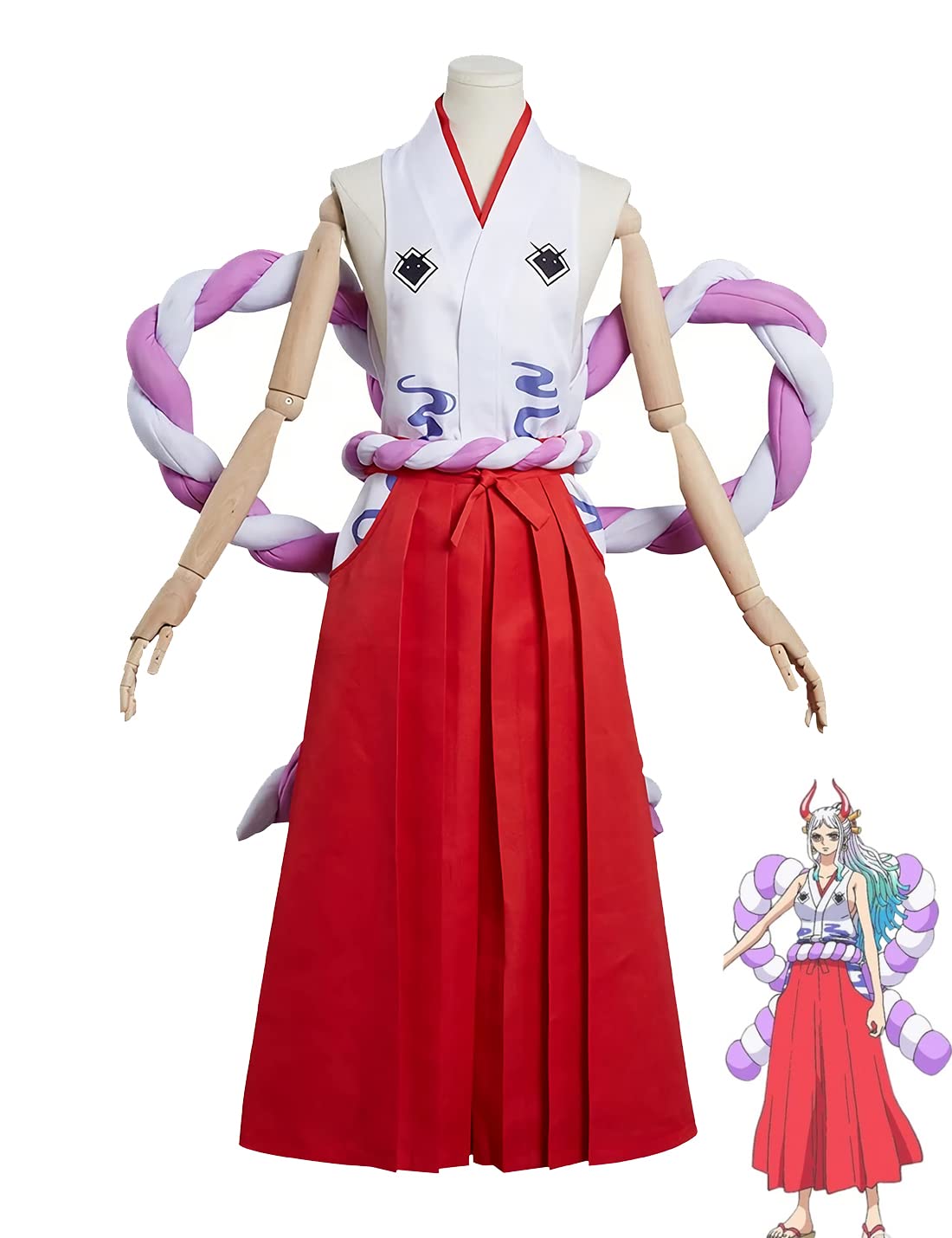 Yamato Cosplay Costume One Piece Wano Country Kimono Outfits Anime Cos Uniform