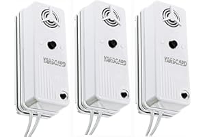 NITELIGHTER YardGard 3-Pack UL 2017 Compliant Wireless Pool Door Safety Alarm, Water-Resistant, ETL Certified, Easy Installation, Suitable for Pool Gates and Sliding Doors, 120dB Siren