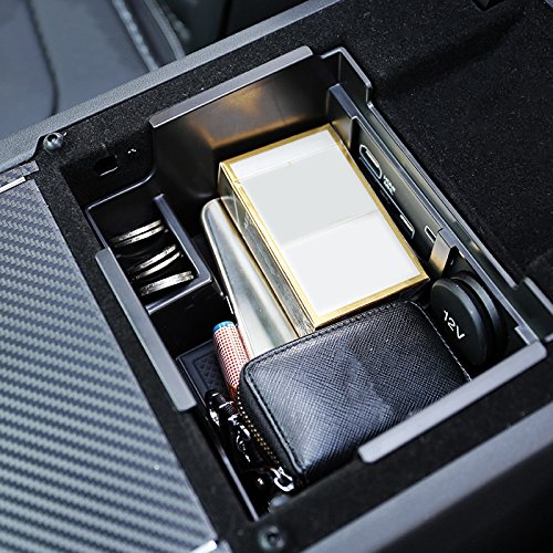 1PCS Plastic Interior Front Center Console Armrest Organizer Tray Storage Box For Jaguar F-Pace X761 XF X260 2016-2018 XE X760 2015-2017