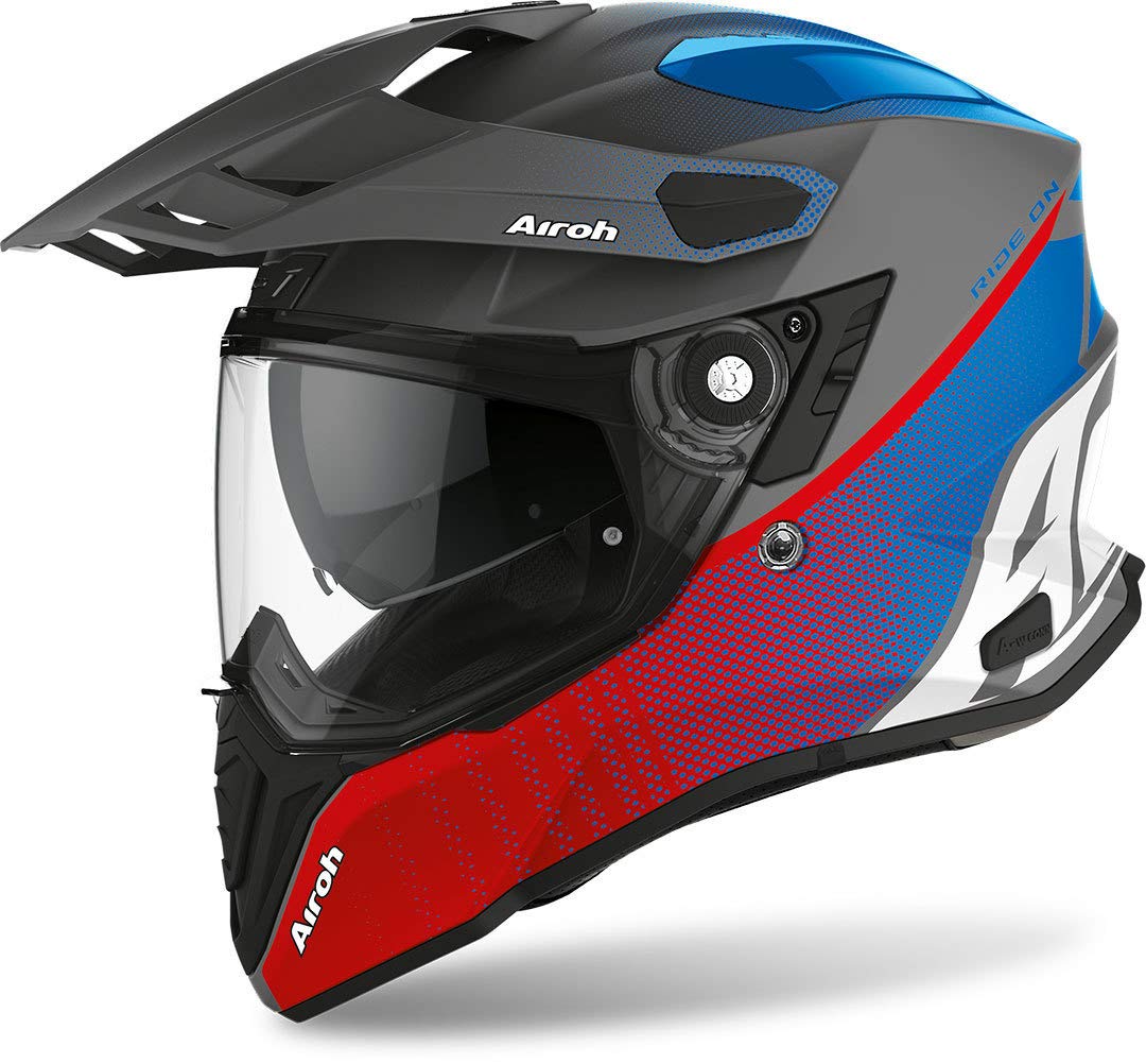 Airoh HELMET COMMANDER PROGRESS RED/BLUE MATT XL