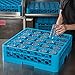 Carlisle FoodService Products RG25-114 OptiClean 25 Compartment Glass Rack with Extender, 3-1/2