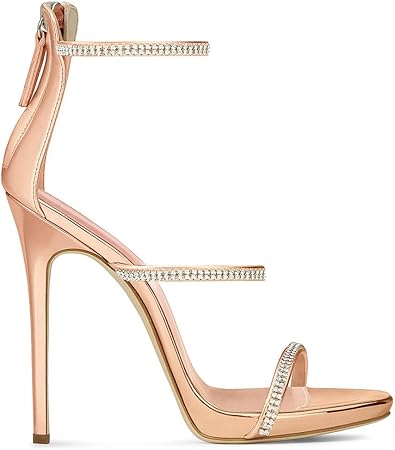 scarpe cerimonia oro rosa