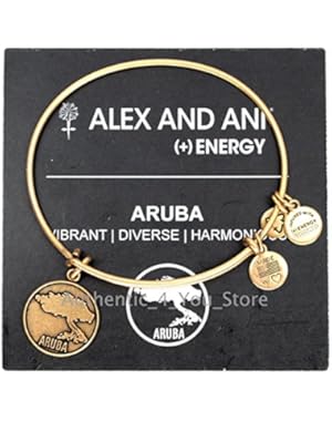 Aruba Tree Rafaelian Gold Charm Bangle Bracelet